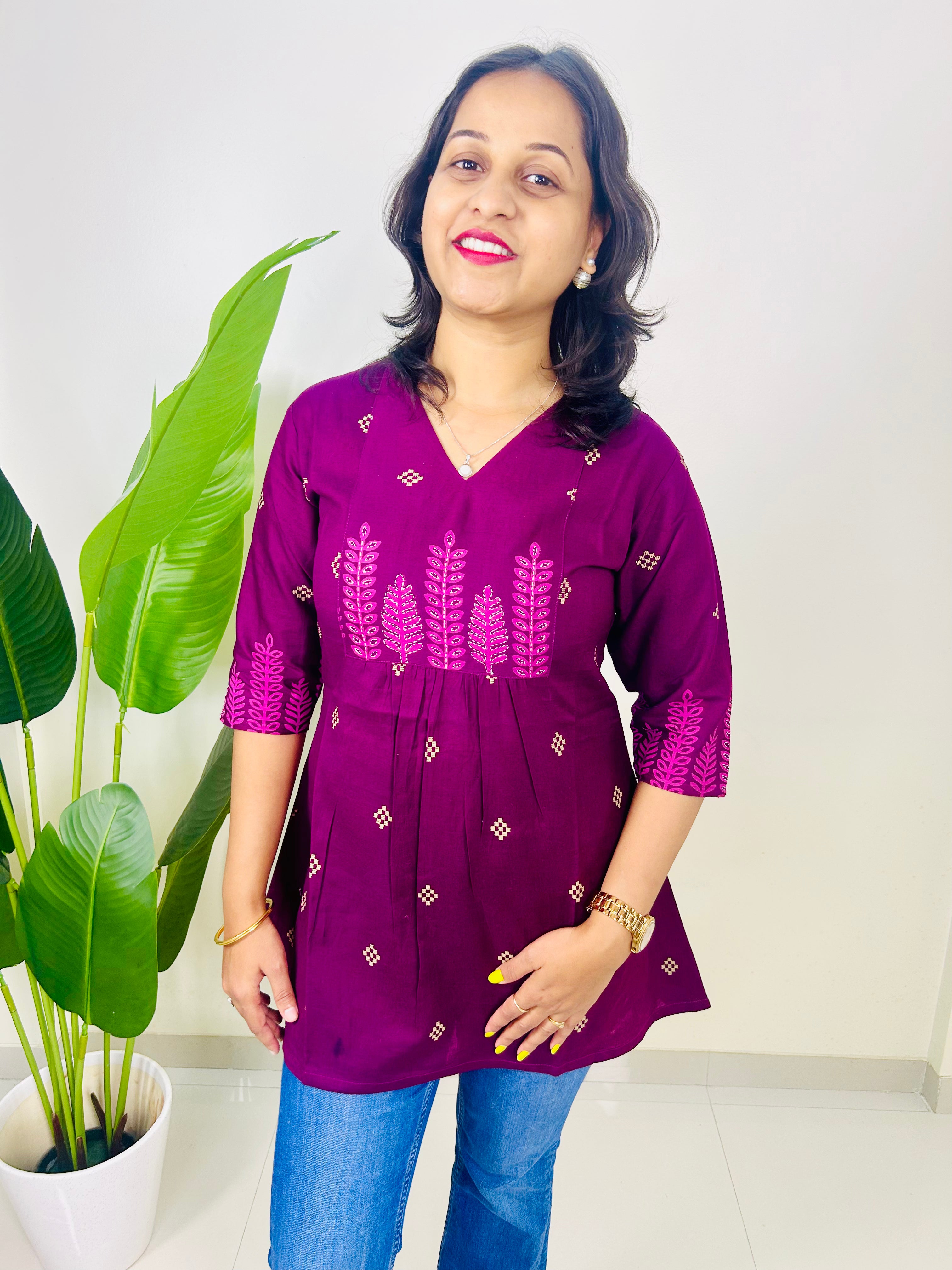 Magenta Tunic