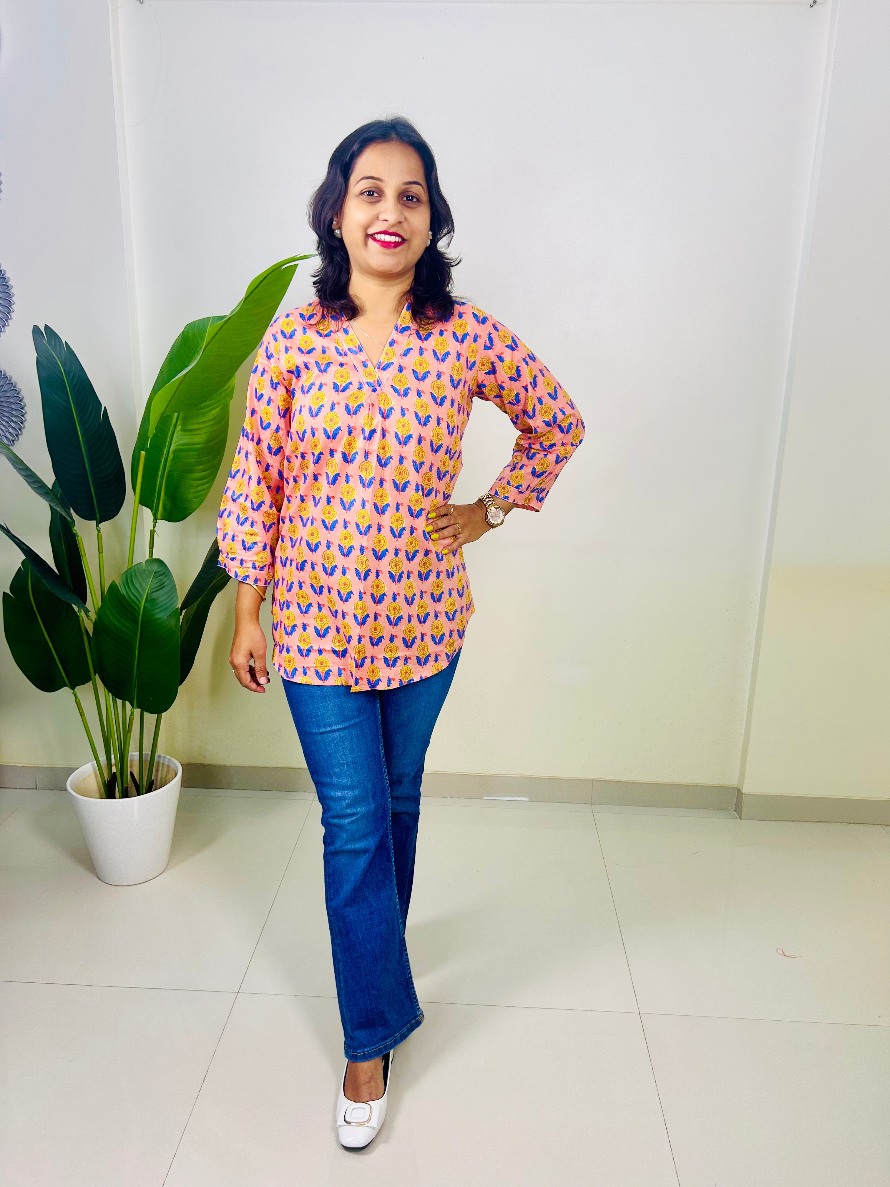Peach Tunic