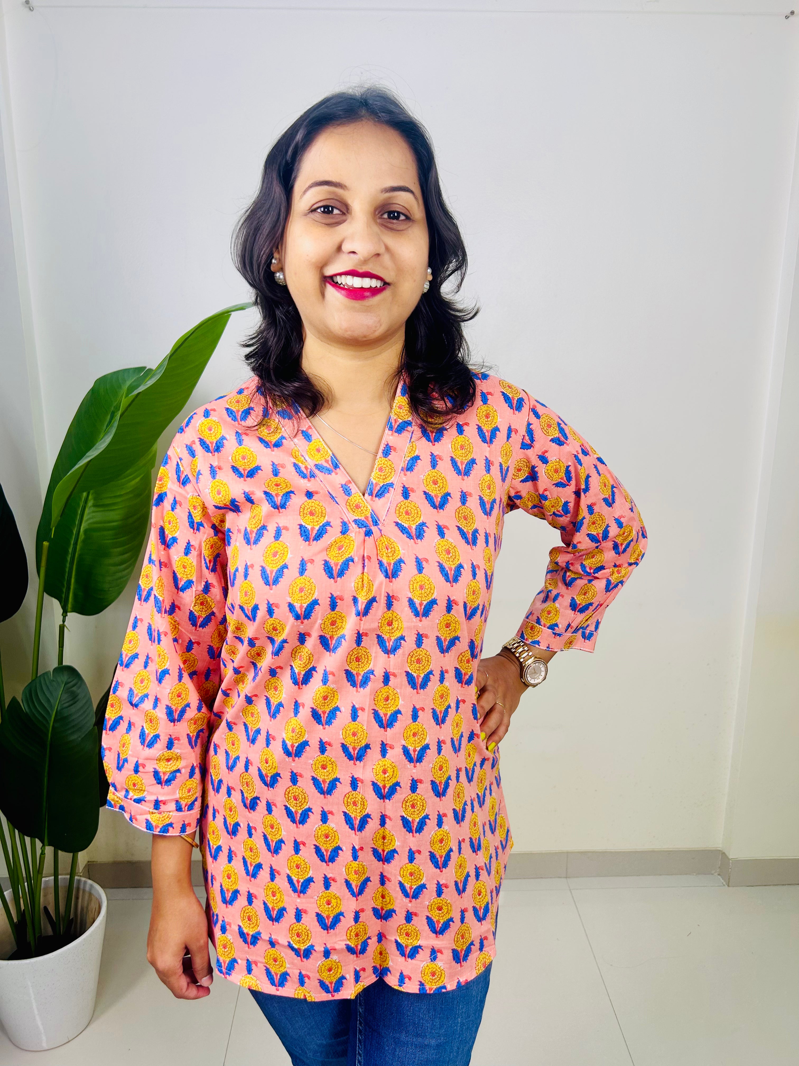 Peach Tunic