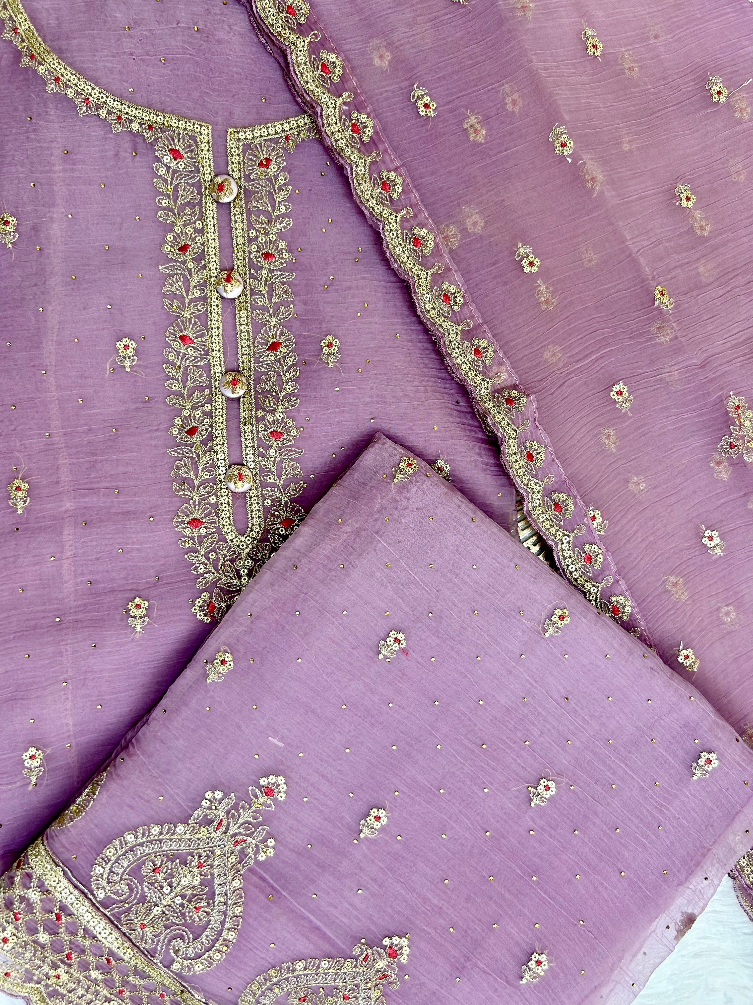 Surili Chiffon -Purple